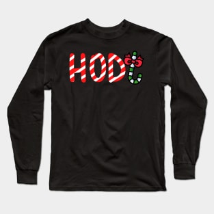 Hodl Crypto Candy Cane Long Sleeve T-Shirt